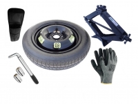 Kit - Pneu suplente DACIA JOGGER R16 4x100x60,1 + chave de caixa + macaco + capa para macaco